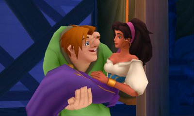 Quasimodo und Esmeralda sind das erste Mal Gäste in Kingdom Hearts.