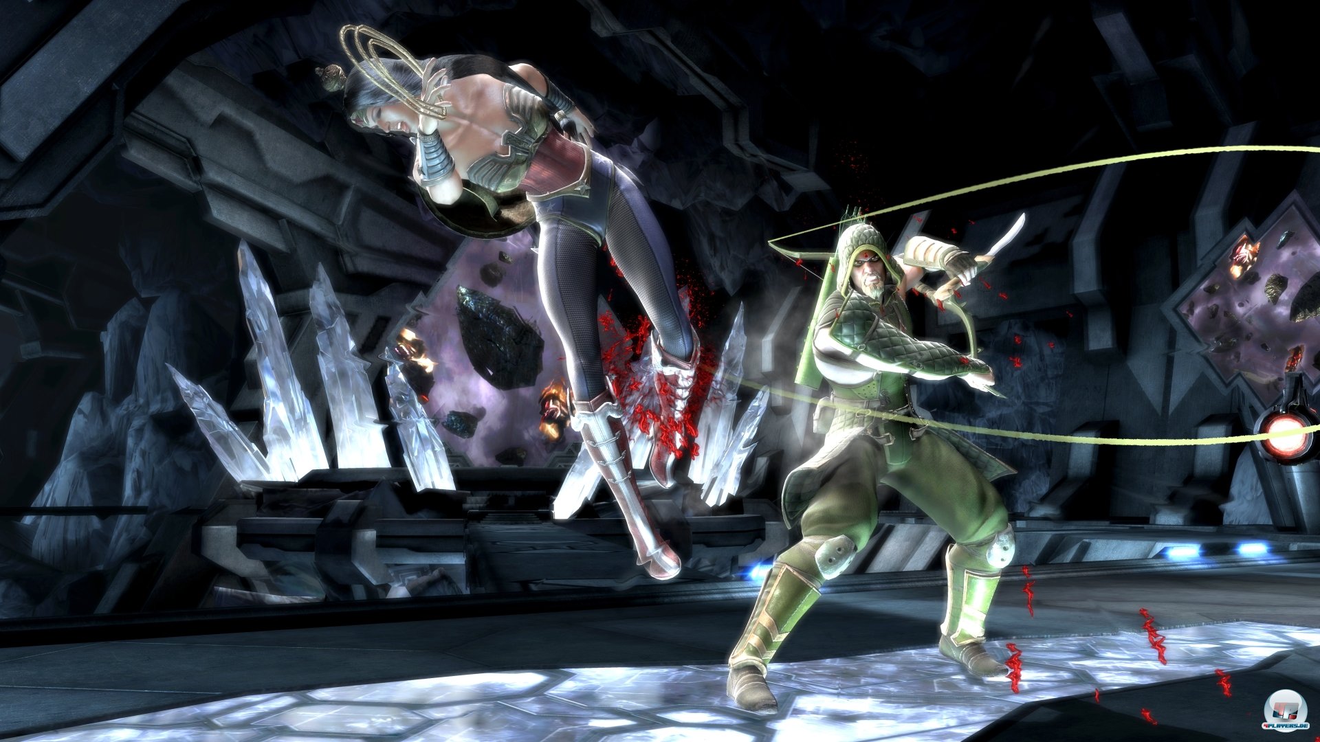 Auch auf Wii U können die Kämpfe von Helden und Bösewichten unterhalten.