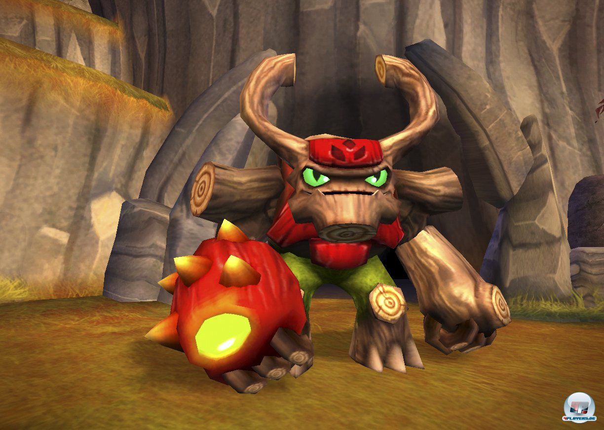 Einer der Giganten in der Skylanders-Welt: Tree Rex.