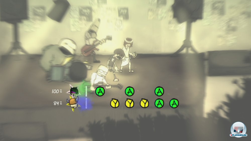 Diverse Minispiele wie interaktive Bandauftritte sorgen für Abwechslung im Prügelalltag.