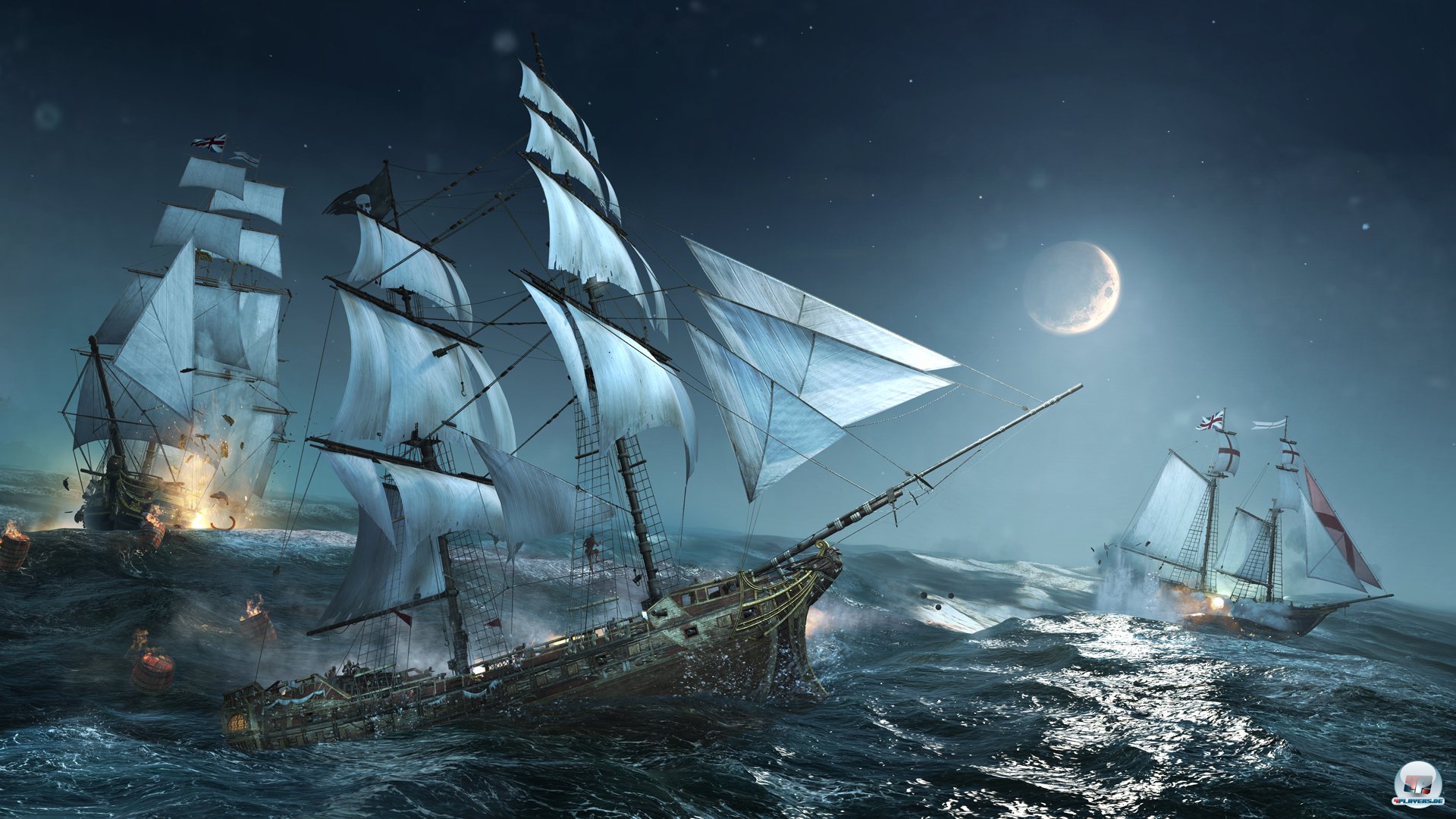 Keine Piraten ohne Seeschlachten und Kaperfahrten.