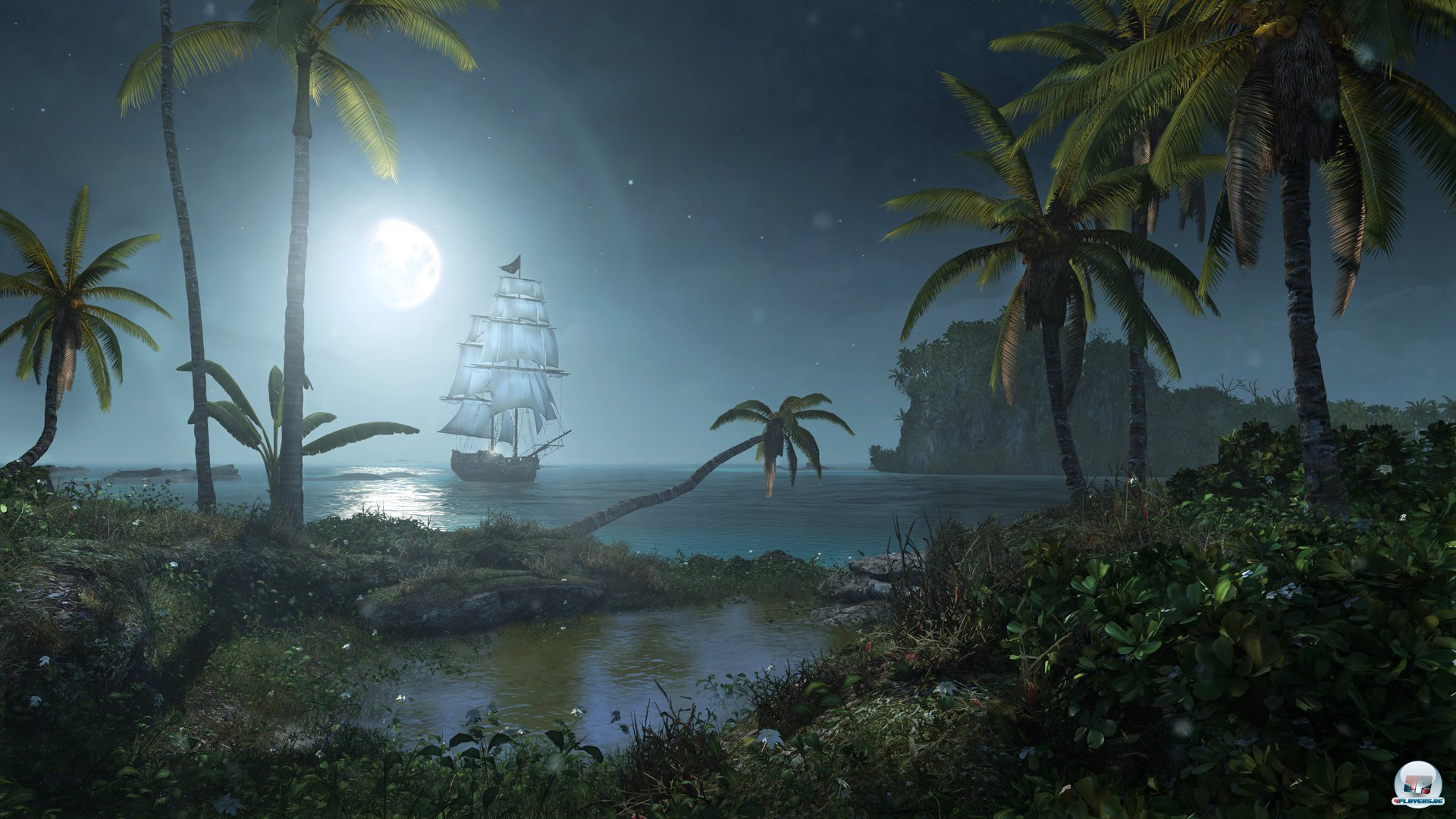 Pure Piratenidylle: Selbst die hoch gesteckten Grafik-Ansprüche werden von Assassin's Creed 4 übertroffen.