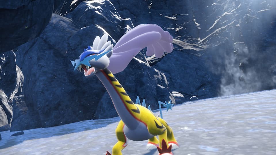 Der elektrische Säbelzahntiger aus Pokémon Gold & Silber scheint in der Vergangenheit einen ganz schön langen Hals gehabt zu haben.
