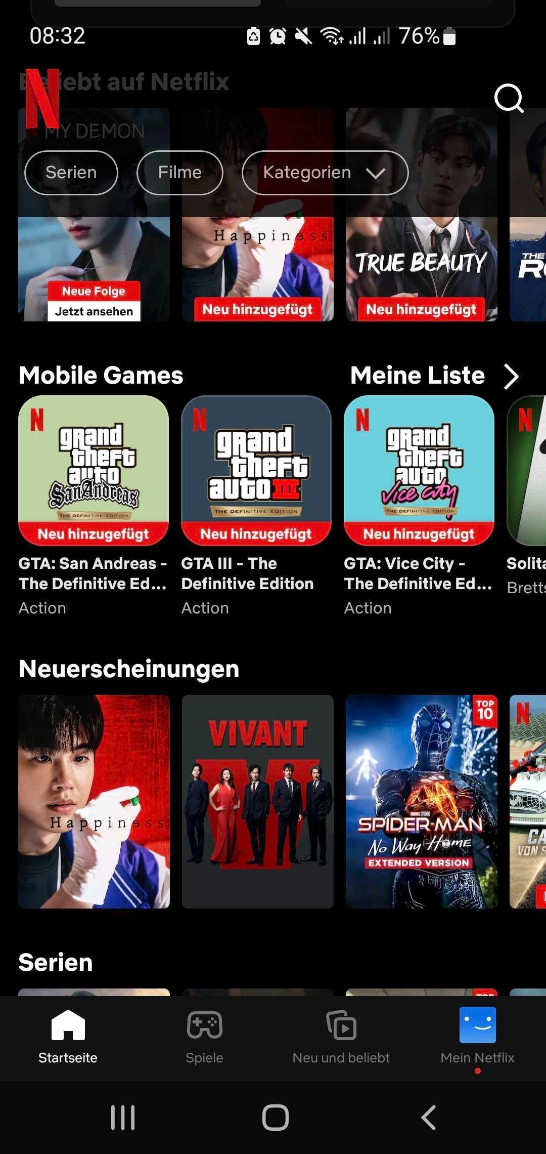 Ab sofort verfügbar: In der Netflix-App findet ihr die GTA Trilogy zum Download.