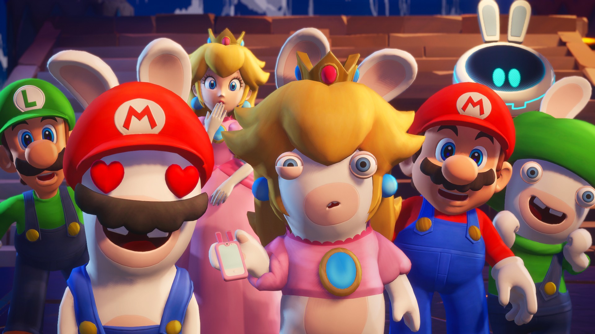 Die Rabbids sind vor allem als chaotische Schwarmintelligenz bekannt, in den Taktik-Titeln mit Mario bekommen sie aber auch individuelle Persönlichkeiten. Quelle: Nintendo / Ubisoft