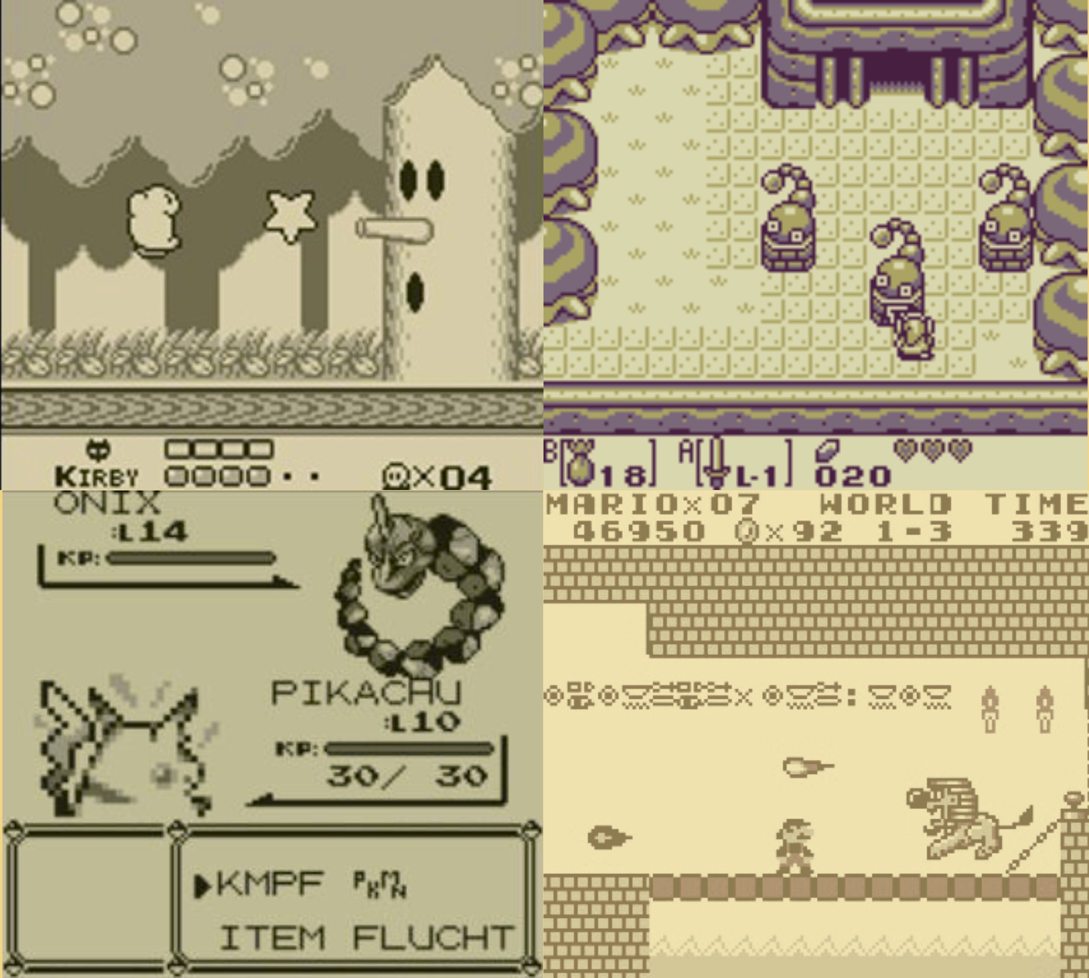 Kirby gegen Stump Stumpf, Mario gegen Totomesu, Pikachu gegen Onix - Der Game Boy war Plattform für Duelle, die reif für die Geschichtsbücher sind.