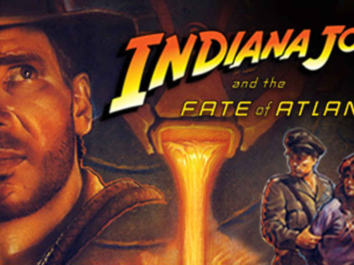 Das Cover-Art des klassichen Point-and-Click-Adventures Indiana Jones and the Fate of Atlantis.