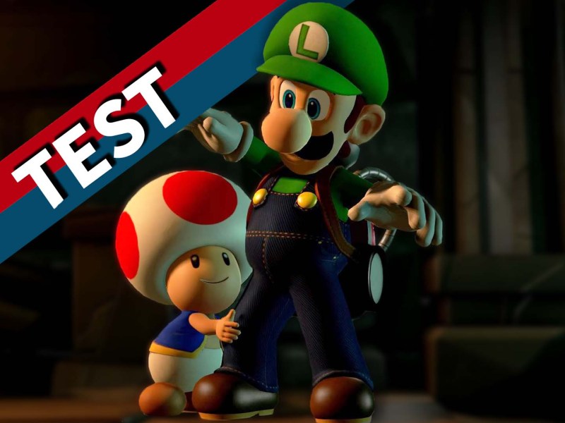 Titelbild zum Luigi's Mansion 2 HD Test mit Luigi und Toad