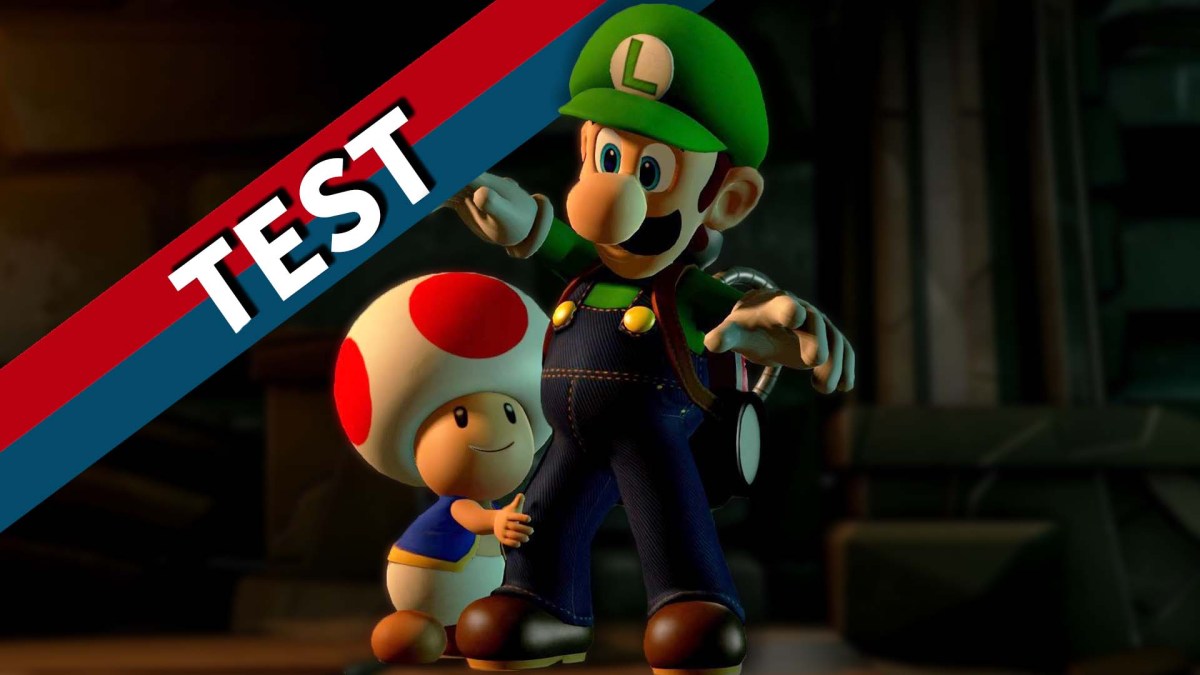 Titelbild zum Luigi's Mansion 2 HD Test mit Luigi und Toad