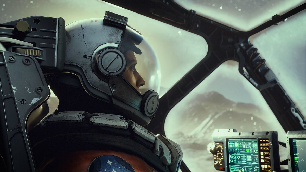 Screenshot aus Starfield, dem Weltraum-Rollenspiel von Bethesda.