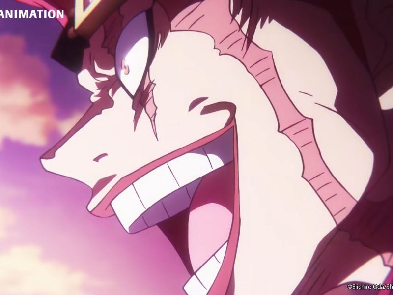 Ein Screenshot von Eustass Kid aus dem One Piece-Anime