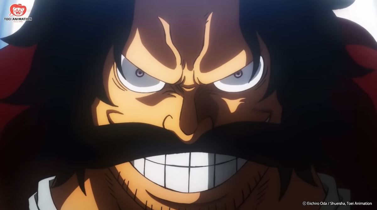 One Piece Gold Roger Smile