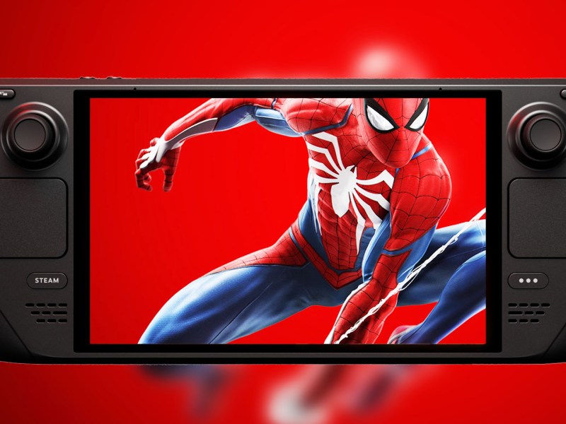 Die freundliche Spinne auf dem Steam Deck: Mit AMD FSR 3.1 ist Spider-Man nun deutlich flüssiger spielbar.