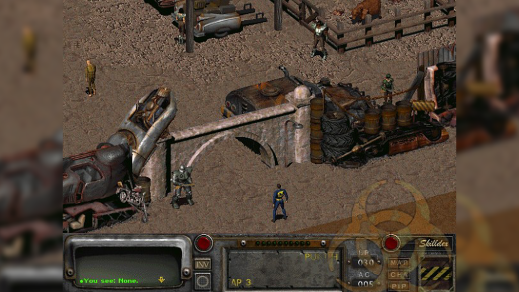 Ein Szenenbild aus der Fan-Mod Fallout 1.5.