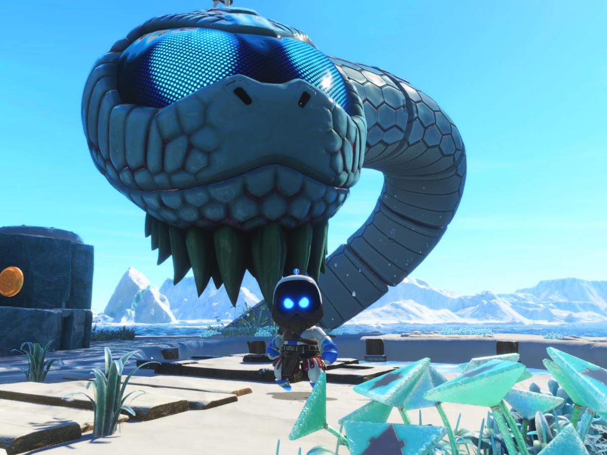 Astro Bot: Kratos-Bot und Jörmungandr