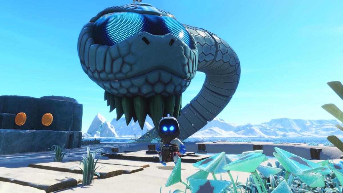 Astro Bot: Kratos-Bot und Jörmungandr