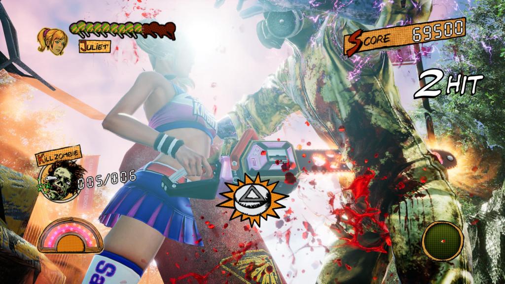 Ein Screenshot aus Lollipop Chainsaw RePOP.