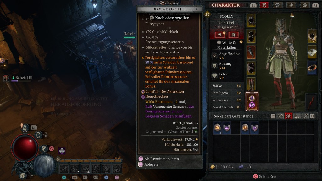 Ein Screenshot aus Diablo 4: Vessel of Hatred.