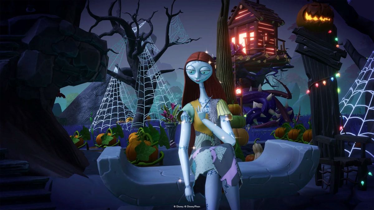 Sally aus Nightmare Before Christmas in Disney Dreamlight Valley