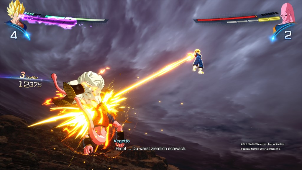 Ein Screenshot aus Dragon Ball: Sparking! Null.