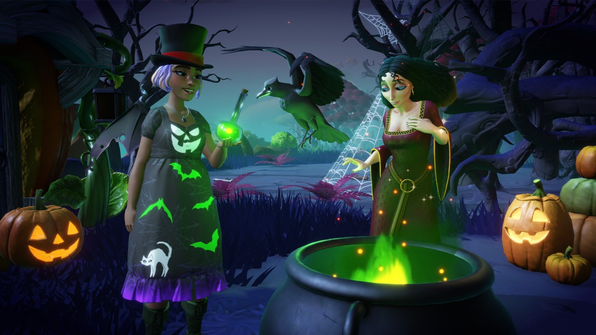 Bild zu einer Szene mit Halloween-Thema in Disney Dreamlight Valley