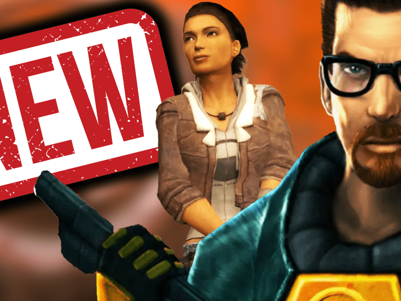 Eine Bildmontage, mit Gordon Freeman und Alyx Vance im Zentrum - den Held*innen aus den Half-Life-Spielen. Vermutlich auch aus.