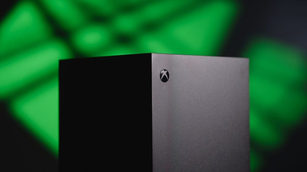 Xbox Series X vor grünem Licht