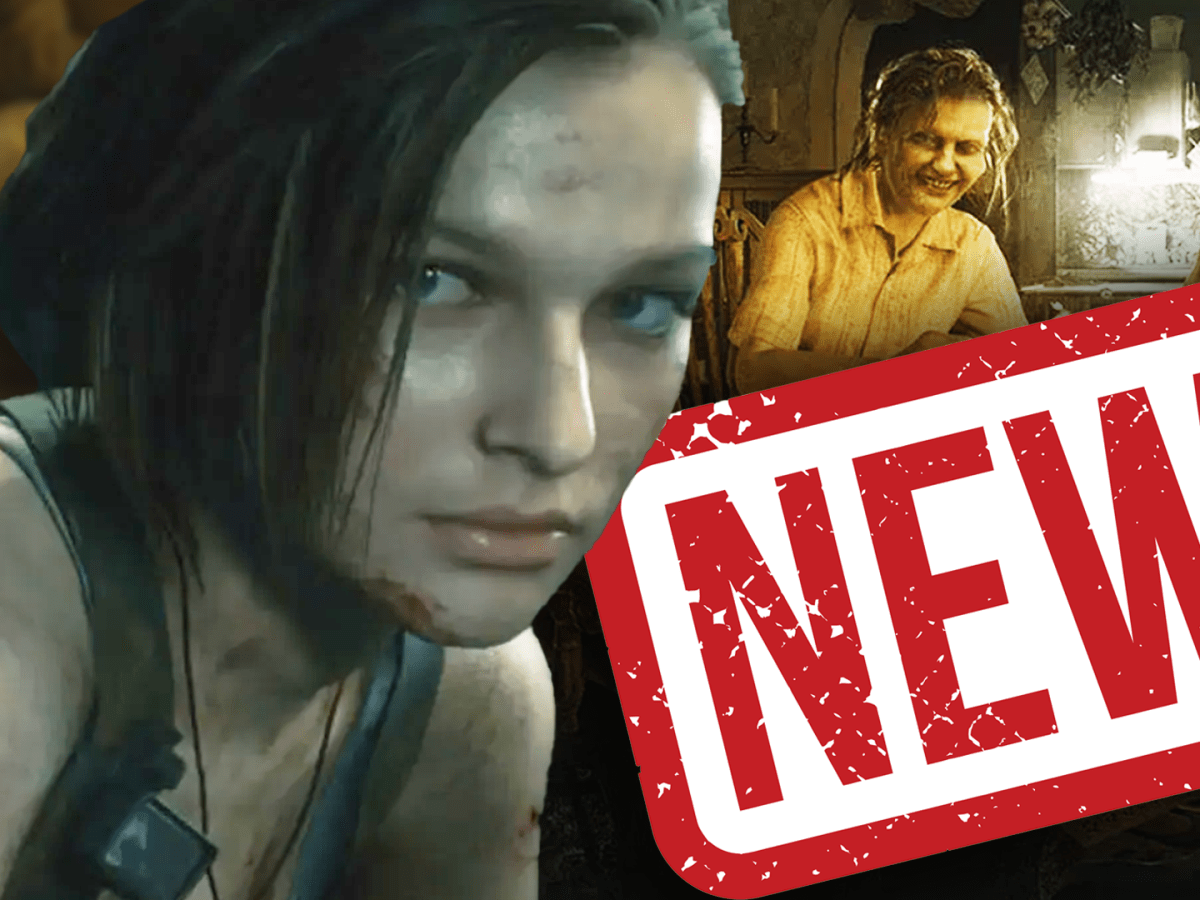 Eine Bildmontage, die Jill Valentine aus Resident Evil 3 Remake zeigt - und einen Teil der Baker-Familie aus Resident Evil 7.