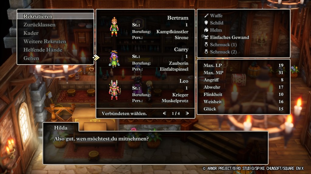 Screenshot aus Dragon Quest 3 HD-2D Remake