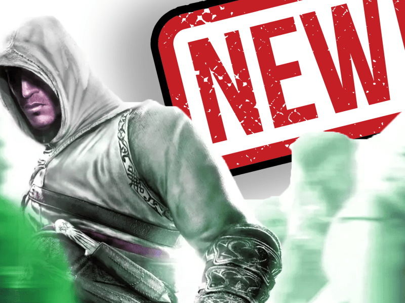 Eine Bildmontage, die den mÃ¤nnlich gelesenen Protagonisten aus Assassin's Creed zeigt - und ein 