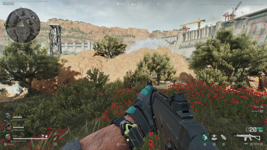 Screenshot von einem Staudamm in Delta Force