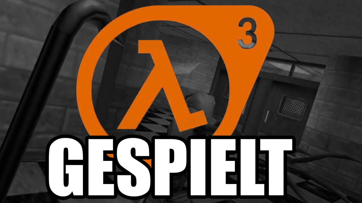 Eine Bildmontage, die ein Logo zu Half-Life 3 zeigt.