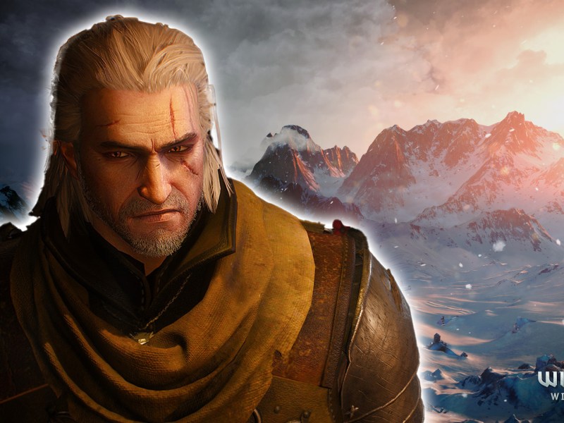 Ein Artwork aus The Witcher 3 samt Geralt von Riva.