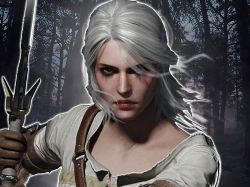 Screenshot aus The Witcher 4 mit Ciris Model aus The Witcher 3 im Vordergrund.