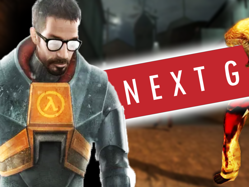 Eine Bildmontage, die Gordon Freeman aus Half-Life 2 zeigt - und einen Headcrab-Zombie.