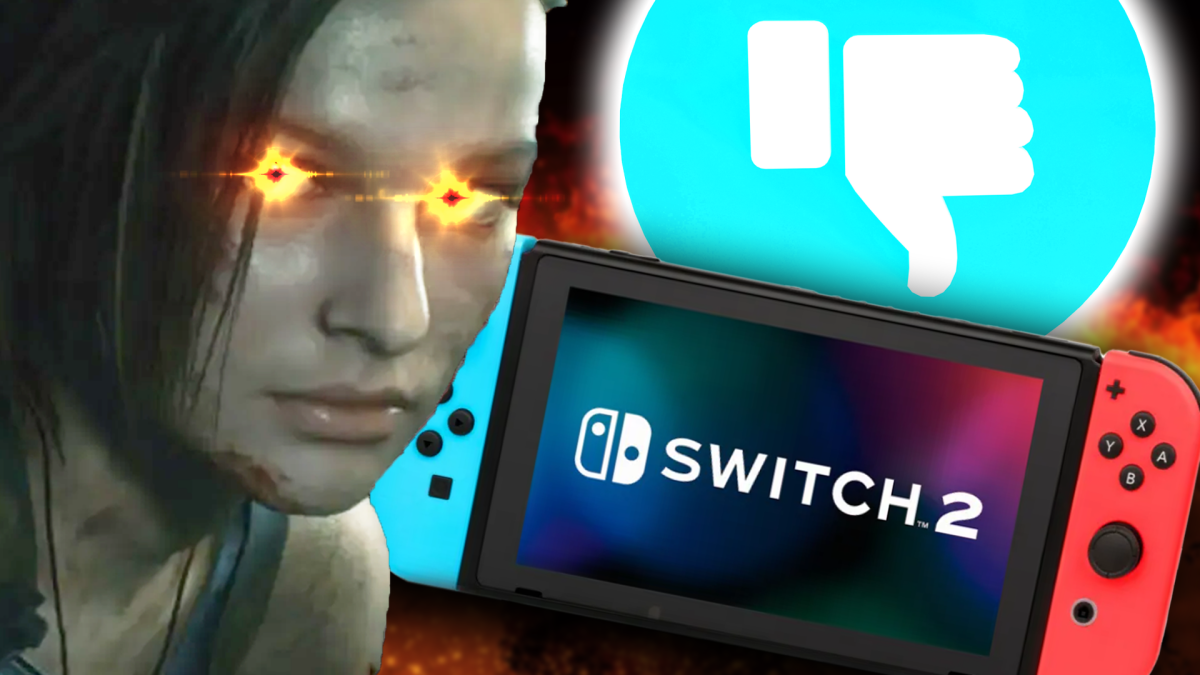 Eine Bildmontage, die Jill Valentine aus dem Remake von Resident Evil 3 zeigt - und ein Symbolbild der Nintendo Switch 2.