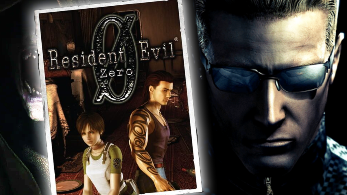 Eine Bildmontage, welche die Charaktere Rebecca Chambers, Billy Coen und Albert Wesker aus Resident Evil Zero zeigt.