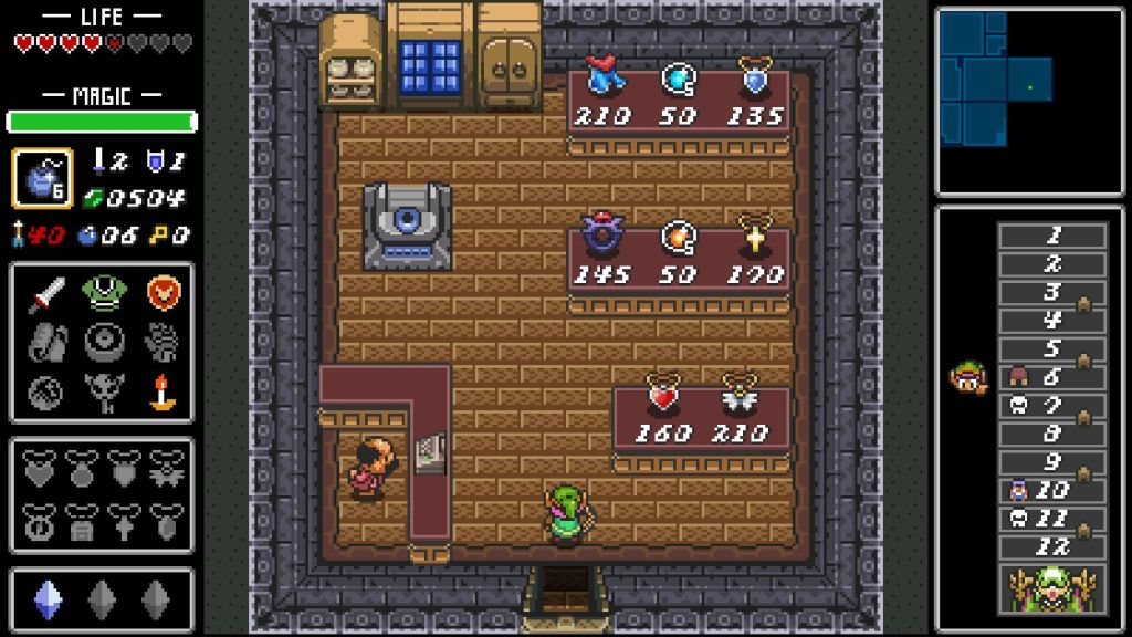 Screenshot aus dem Fan-Game "Legend of Zelda: Dungeons of Infinity"