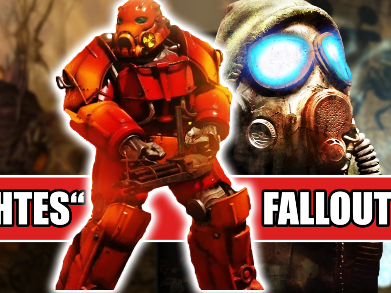 Eine Bildmontage, die Spielszenen aus Fallout Revelation Blues zeigt.