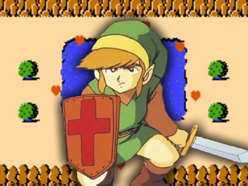 Link aus dem ersten The Legend of Zelda-Teil